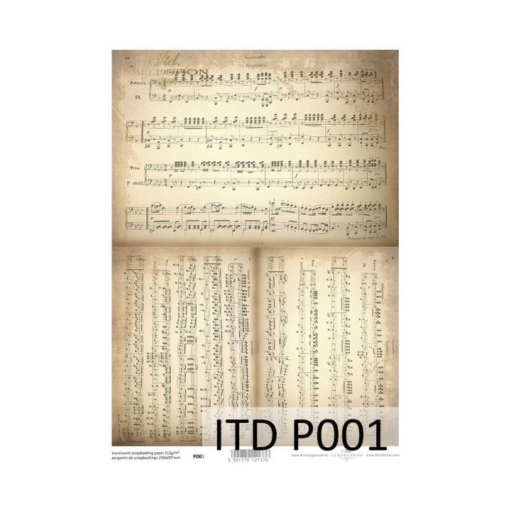 Translucent scrapbookpapier P0001