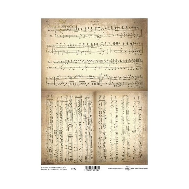 Translucent scrapbookpapier P0001