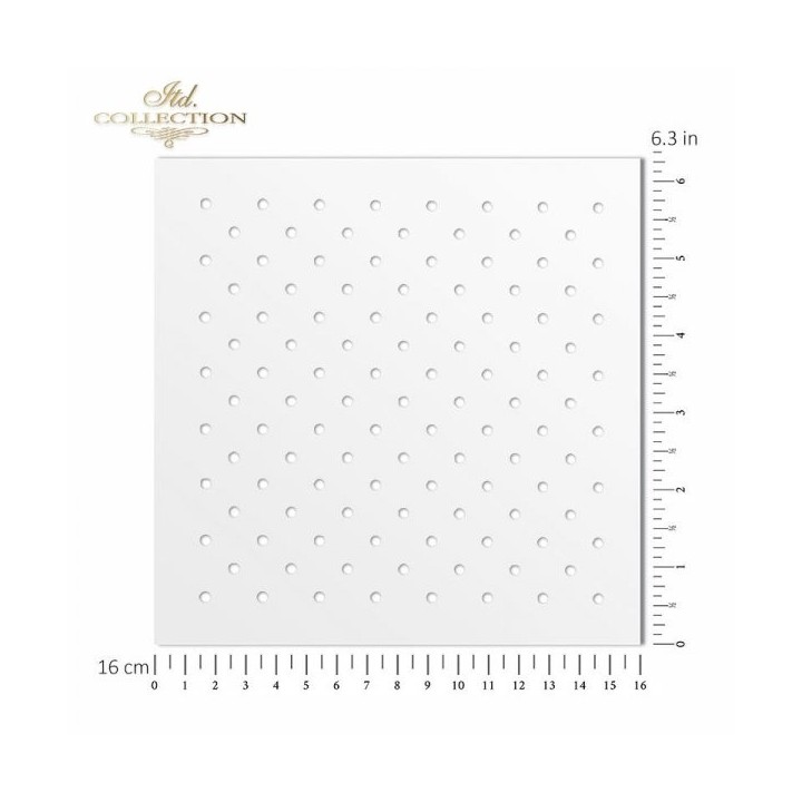 Sjabloon voor scrapbooking en decoupage 16x16 cm ST0001A