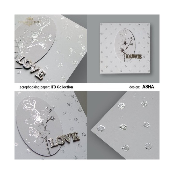 Sjabloon voor scrapbooking en decoupage 16x16 cm ST0002A