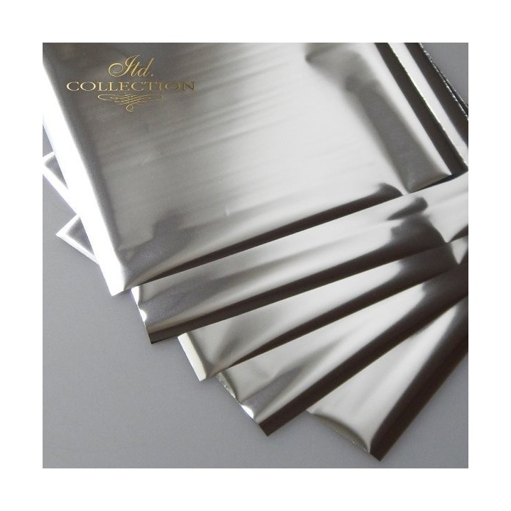 metallic folie Termoton * zilver