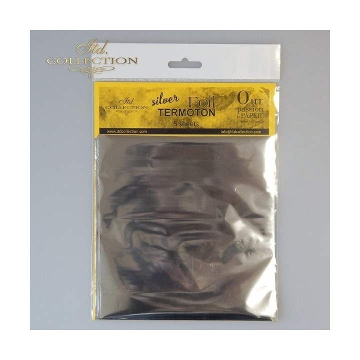 metallic folie Termoton * zilver