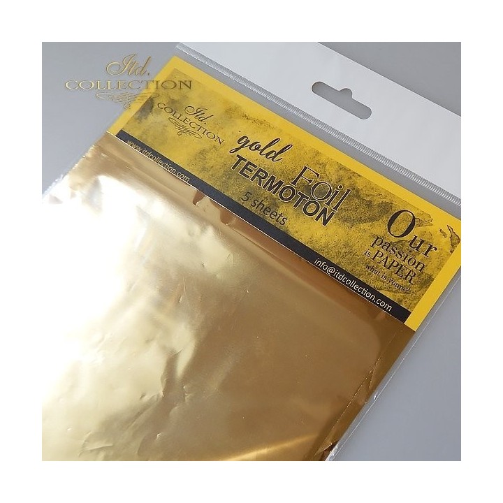 metallic folie Termoton * goud