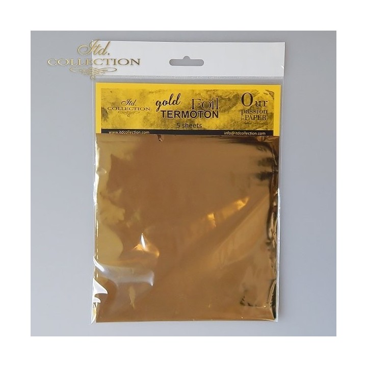 metallic folie Termoton * goud