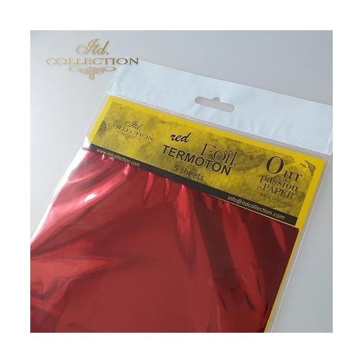 metallic folie Termoton * rood