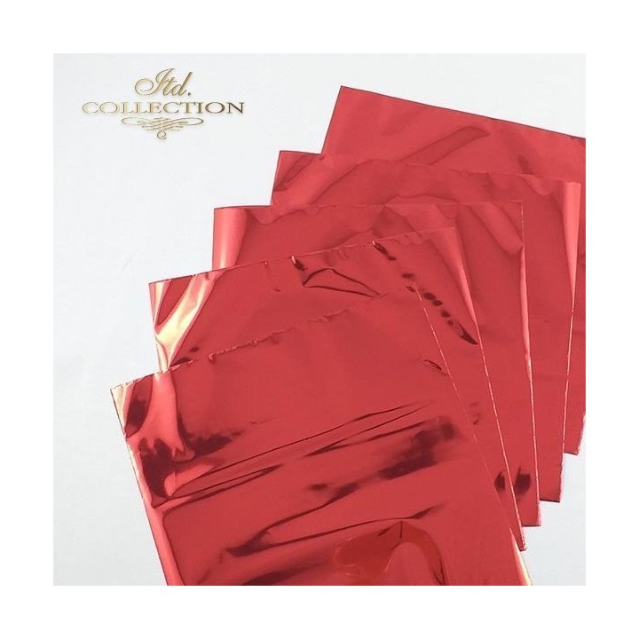 metallic folie Termoton * rood