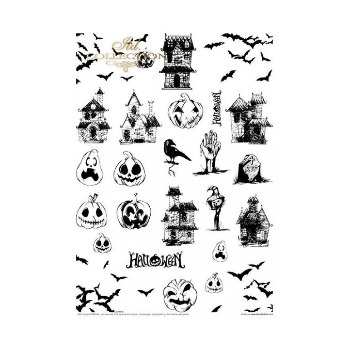 Creatieve set MS004 Kunstjournal Halloween