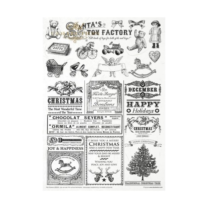 Creatieve set MS005 De speelgoedfabriek van de Kerstman